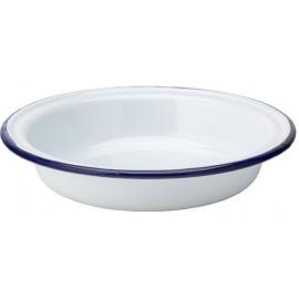 Round Pie Dish - Enamel - 18cm (7.25&quot;)