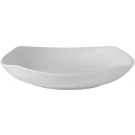 Soft Square Plate - Porcelain - Titan - 22cm (8.5&quot;)