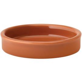 Tapas Dish - Porcelain - Brown - Titan - 10cm (4&quot;)