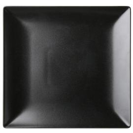 Square Plate - Matt Black - Noir - 25cm (10&quot;)