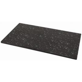 Platter - Reversible Slate or Granite - Rectangular - Melamine - Grey - 32x18cm