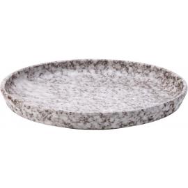 Dappled Plate - Terracotta - Fuji - Grey - 20cm (8&quot;)