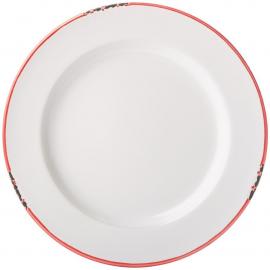Wide Rim Plate - Plate - Red - 26cm (10")