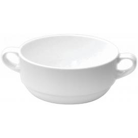 Consomm&#233; Bowl - Handled - Churchill's - Alchemy White - 10cm (3.9") - 28cl (10oz)