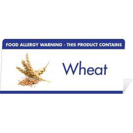 Wheat Allergy Warning - Table Sign