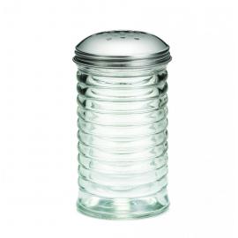 Cheese Shaker - Beehive - Perforated Chrome Top - Glass - 36cl (12oz)