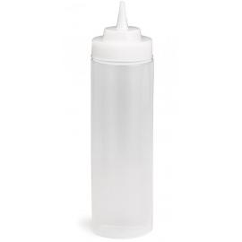 Squeeze Bottle - Wide Mouth - Clear - 71cl (24oz) - 63mm diameter