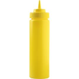 Squeeze Bottle - Wide Mouth - Yellow - 71cl (24oz) - 63mm dia