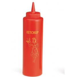 Squeeze Ketchup Bottle with Cone Tip - Nostalgia  - 35.5cl (12oz) - 38mm dia