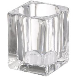 Relight Holder - Square - Plus Clear Candle - Bolsius