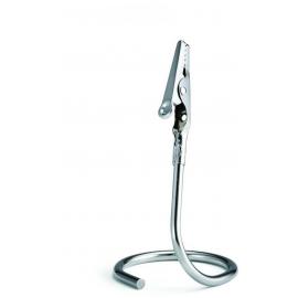 Table Number Stand - Coiled - Stainless Steel - 9cm (3.5&quot;)