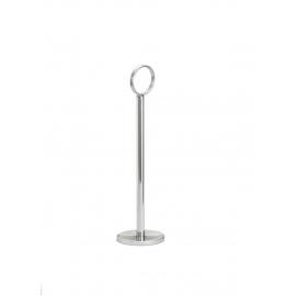 Table Number Stand - Flat Bottom - Chrome Plate - 38cm (15&quot;)