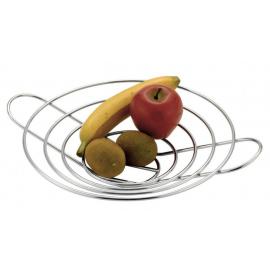 Fruit Basket - Round - Chrome Wire - 30.5cm (12&quot;)
