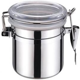 Storage Container - Clip Top - Stainless Steel - 1.35L (82oz) - 12cm (4.7&quot;)