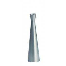 Bud Vase - Brushed Metal - Tapered - 17.5cm (7&quot;)