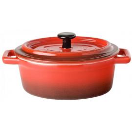 Casserole - Oval - Flame - Red - 48cl (17oz)