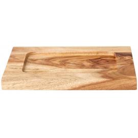 Rectangular Serving Board - Rectangular Indent - Acacia Wood - 21cm (8.25&#39;&#39;)