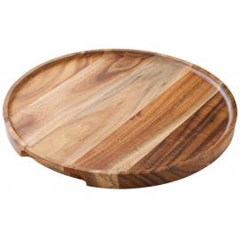 Pizza Platter - Round - Acacia Wood - 30cm (12&quot;)
