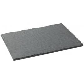 Platter - Rectangular - Natural &#39;Chipped&#39; Edge - Slate  - 30x22cm