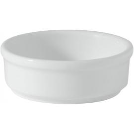 Round Dish - Porcelain - Titan - 3cl (1oz) - 6cm (2.4&quot;)