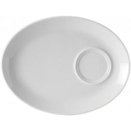 Gourmet Plate - Oval - Porcelain - Titan - 28cm (11&quot;)