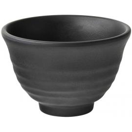 Round Bowl -  Footed - Melamine - Spirit - Black - 42cl (15oz) - 12cm (4.75&#39;&#39;)