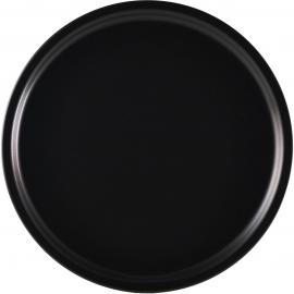 Pizza Plate - Stoneware - Black - Luna - 33cm (13&quot;)