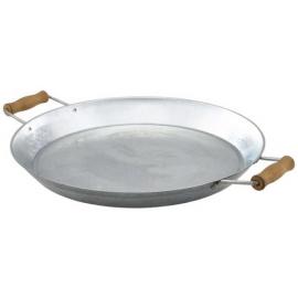 Paella Pan with Handles - Galvanised Steel - Presentation Only - 35.5cm (14&quot;)