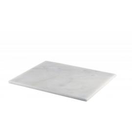 Platter - Rectangular - Marble - White - GN 1/2