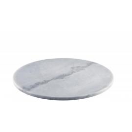 Platter - Round - Marble - Grey - 33cm (13&quot;)