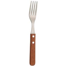 Steak Fork -  Dark Wood Handle - 21.5cm (8.5&quot;)