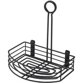 Table Caddy - Curved Oblong - Black Wire