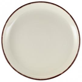 Coupe Plate - Terra Stoneware - Sereno - Brown - 24cm (9.5&quot;)