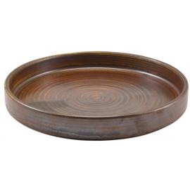 Presentation Plate - Terra Porcelain - Rustic Copper - 18cm (7&quot;)