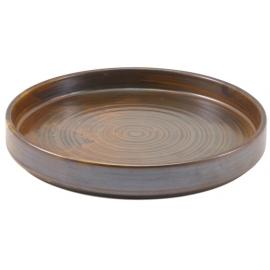 Presentation Plate - Terra Porcelain - Rustic Copper - 21cm (8.25&quot;)