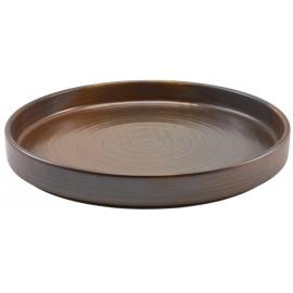 Presentation Plate - Terra Porcelain - Rustic Copper - 26cm (10.25&quot;)