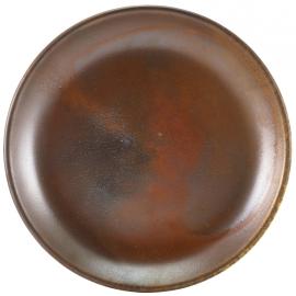 Coupe Plate - Terra Porcelain - Rustic Copper - 19cm (7.5&quot;)