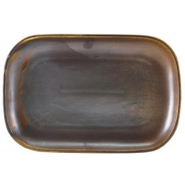 Plate - Rectangular - Terra Porcelain - Rustic Copper - 29cm (11.4&quot;)
