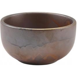 Round Bowl - Terra Porcelain - Rustic Copper - 11.5cm (4.5&quot;) - 36cl (12.5oz)