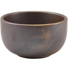 Round Bowl - Terra Porcelain - Rustic Copper - 12.5cm (5&quot;) - 50cl (17.5oz)