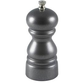 Salt or Pepper Mill - Silver - Acrylic - 13cm (5&quot;)