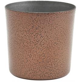 Serving Cup - Antique Hammered Copper - Stainless Steel - 42cl (14.8oz)