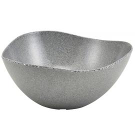 Buffet Bowl - Triangular - Melamine - Granite Effect - Grey - 3.6L (127oz)