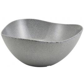 Buffet Bowl - Triangular - Melamine - Granite Effect - Grey - 7.36L (259oz)
