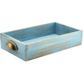 Display Drawer - Rustic Blue Wash - Acacia Wood - GN 1/3
