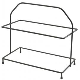 Display Stand - Two-Tier - Coated Steel