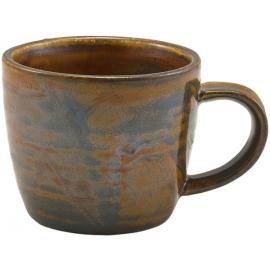 Beverage Cup - Bowl Shaped - Terra Porcelain - Rustic Copper - 9cl (3oz)