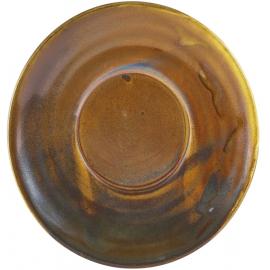 Saucer - Terra Porcelain - Rustic Copper - 14.5cm (5.75&quot;)