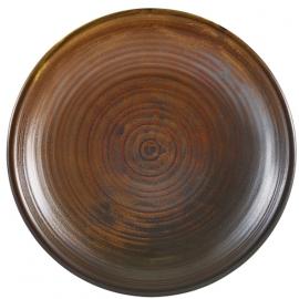 Coupe Plate - Deep - Terra Porcelain - Rustic Copper - 21cm (8.25&quot;)