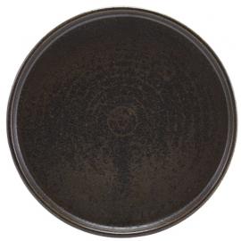 Presentation Plate - Low Profile - Terra Porcelain - Black - 18cm (7&quot;)
